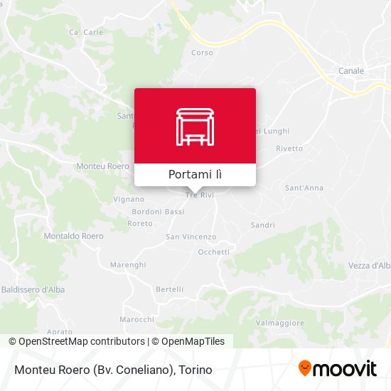 Mappa Monteu Roero (Bv. Coneliano)