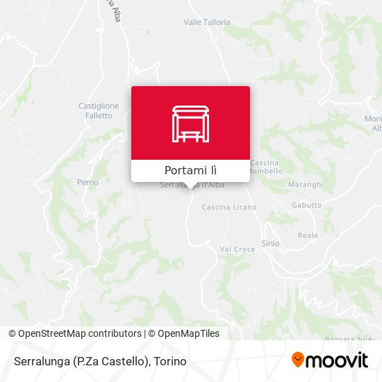 Mappa Serralunga (P.Za Castello)