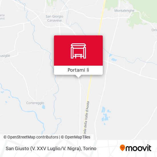 Mappa San Giusto (V. XXV Luglio / V. Nigra)