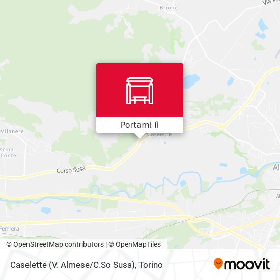 Mappa Caselette (V. Almese / C.So Susa)