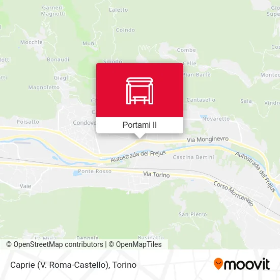 Mappa Caprie (V. Roma-Castello)
