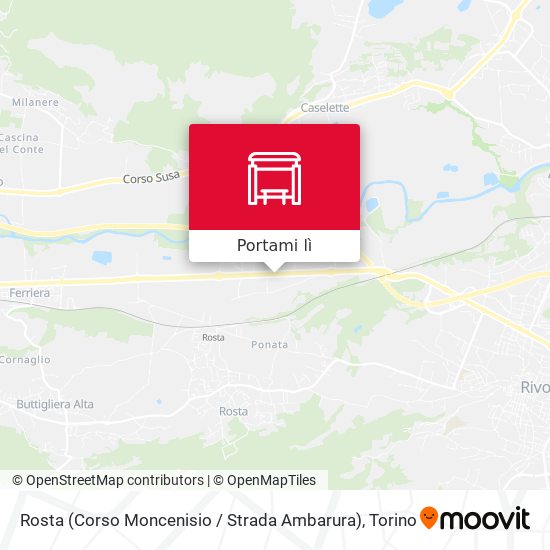 Mappa Rosta (Corso Moncenisio / Strada Ambarura)