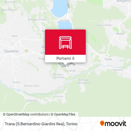 Mappa Trana (S.Bernardino-Giardini Rea)