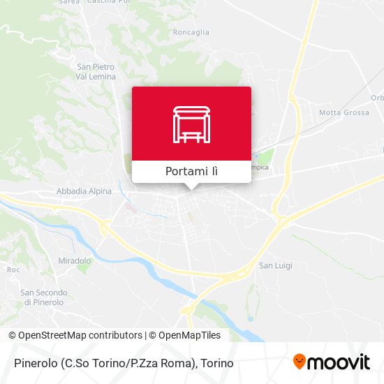 Mappa Pinerolo (C.So Torino / P.Zza Roma)