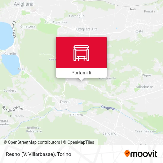 Mappa Reano (V. Villarbasse)