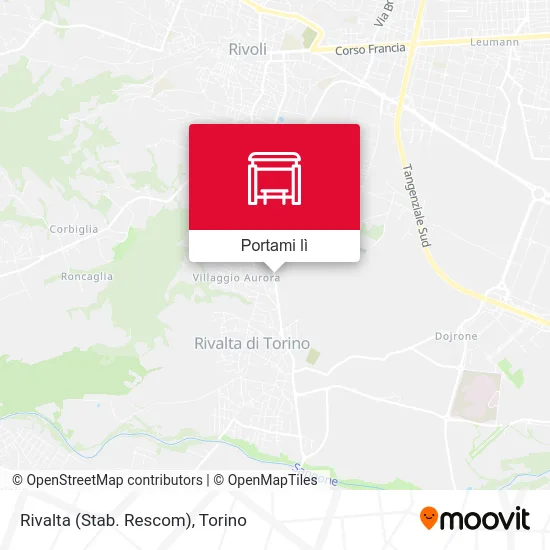 Mappa Rivalta (Stab. Rescom)