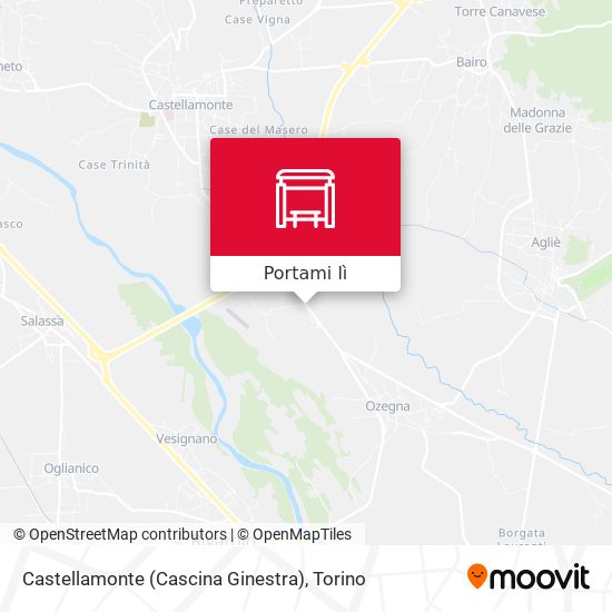 Mappa Castellamonte (Cascina Ginestra)