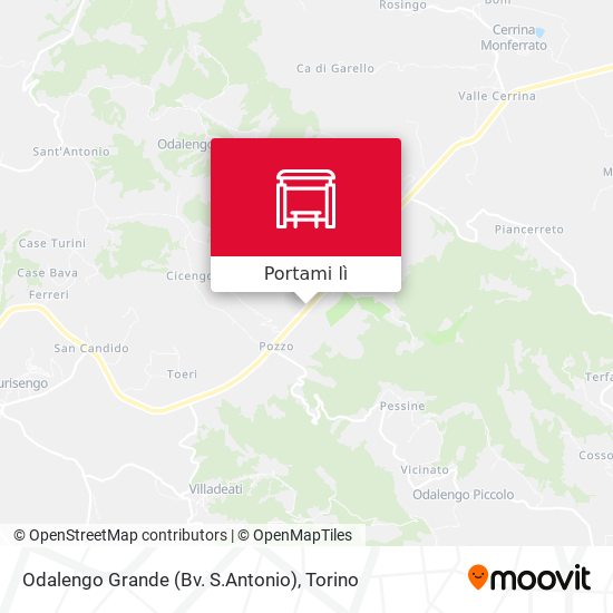 Mappa Odalengo Grande (Bv. S.Antonio)
