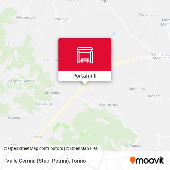Mappa Valle Cerrina (Stab. Petrini)
