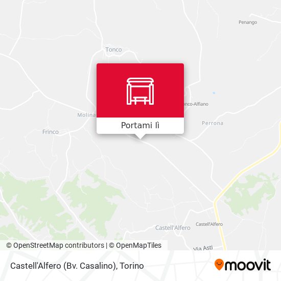 Mappa Castell'Alfero (Bv. Casalino)