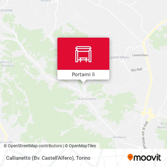 Mappa Callianetto (Bv. Castell'Alfero)