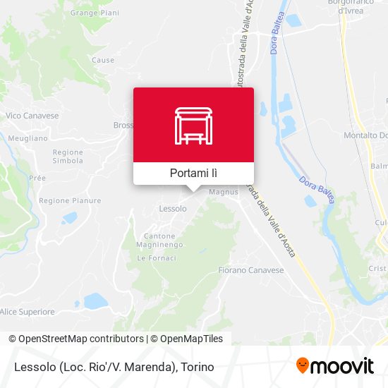 Mappa Lessolo (Loc. Rio'/V. Marenda)