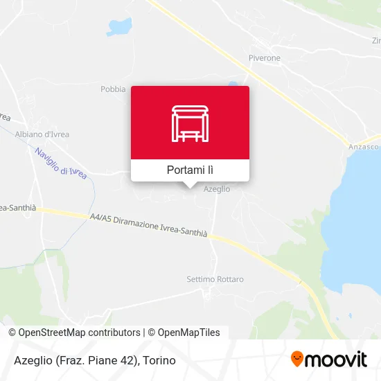 Mappa Azeglio (Fraz. Piane 42)