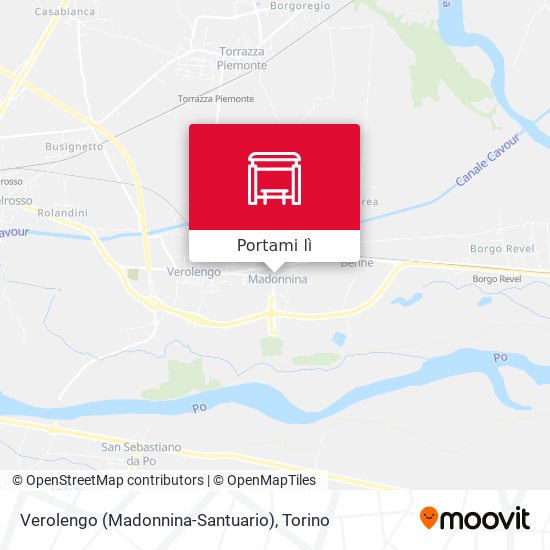 Mappa Verolengo (Madonnina-Santuario)