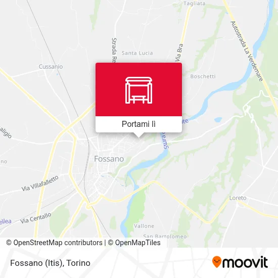 Mappa Fossano (Itis)