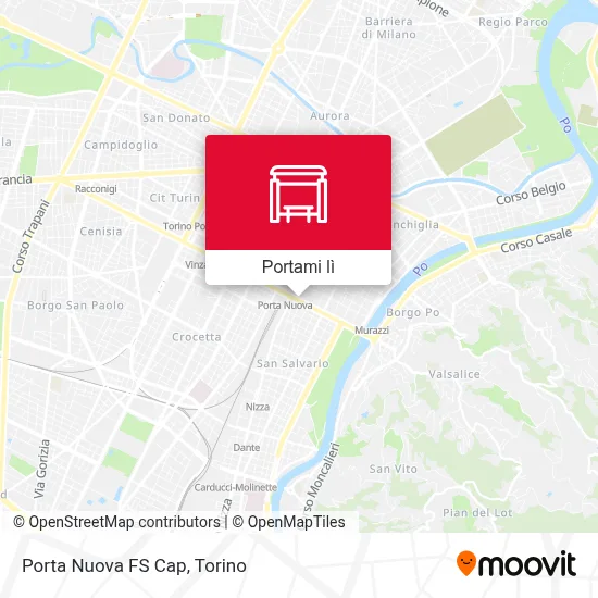 Mappa Porta Nuova FS Cap