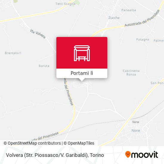 Mappa Volvera (Str. Piossasco / V. Garibaldi)