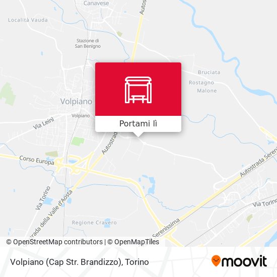 Mappa Volpiano (Cap Str. Brandizzo)