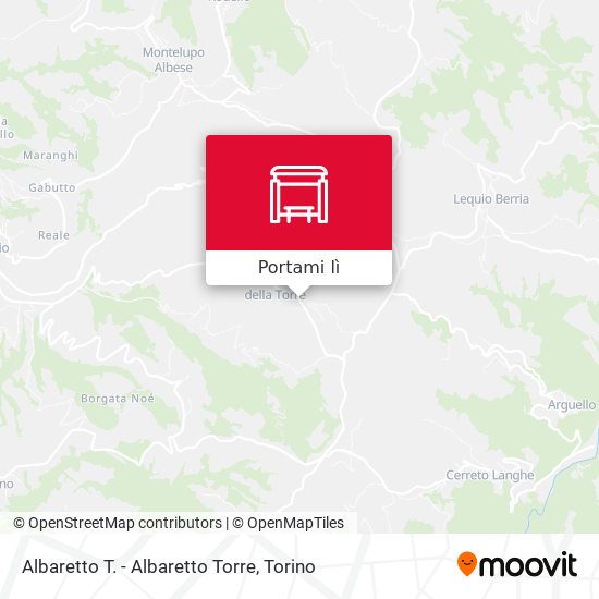 Mappa Albaretto T. - Albaretto Torre