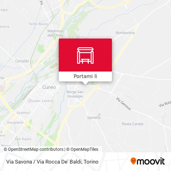 Mappa Via Savona / Via Rocca De' Baldi