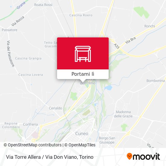 Mappa Via Torre Allera / Via Don Viano