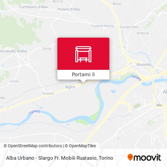 Mappa Alba Urbano - Slargo Fr. Mobili Ruatasio