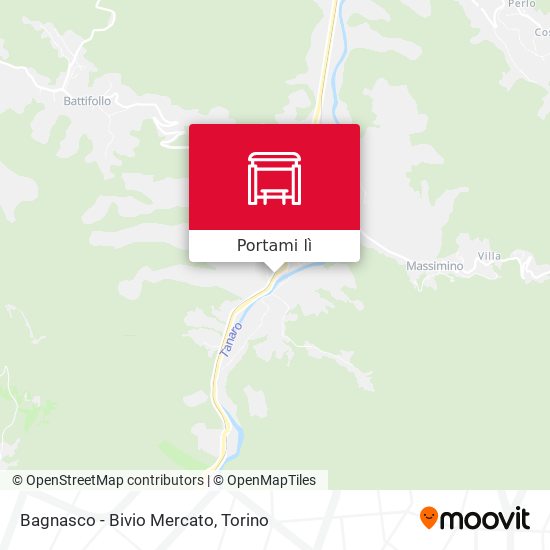 Mappa Bagnasco - Bivio Mercato