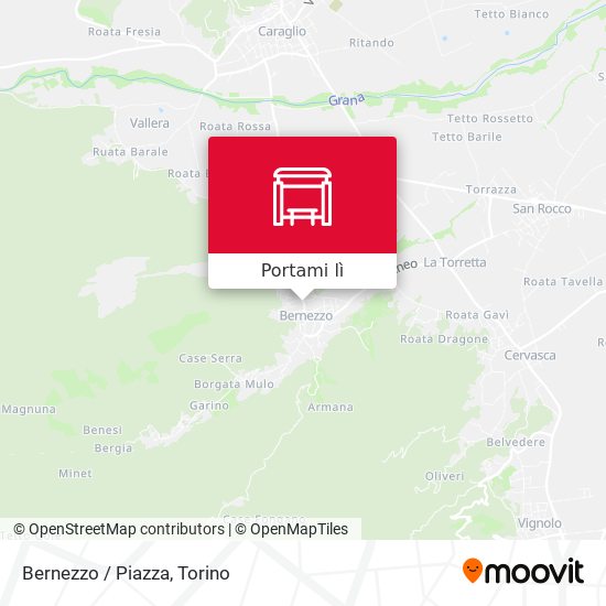 Mappa Bernezzo / Piazza