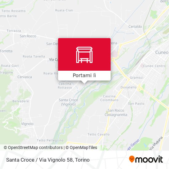 Mappa Santa Croce / Via Vignolo 58