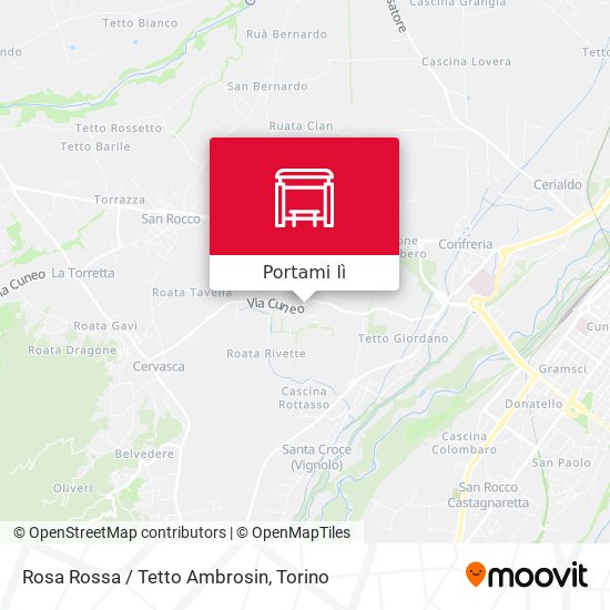 Mappa Rosa Rossa / Tetto Ambrosin