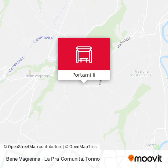 Mappa Bene Vagienna - La Pra' Comunita