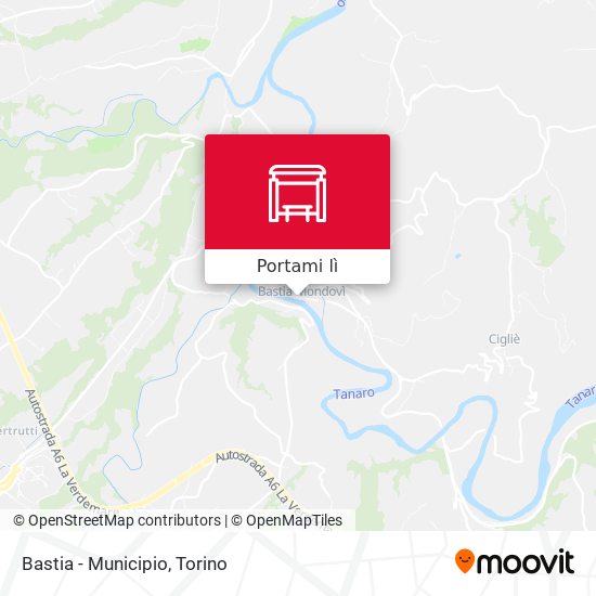 Mappa Bastia - Municipio