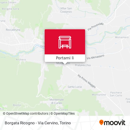 Mappa Borgata Ricogno - Via Cervino