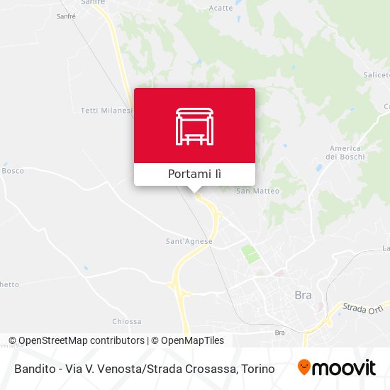Mappa Bandito - Via V. Venosta / Strada Crosassa