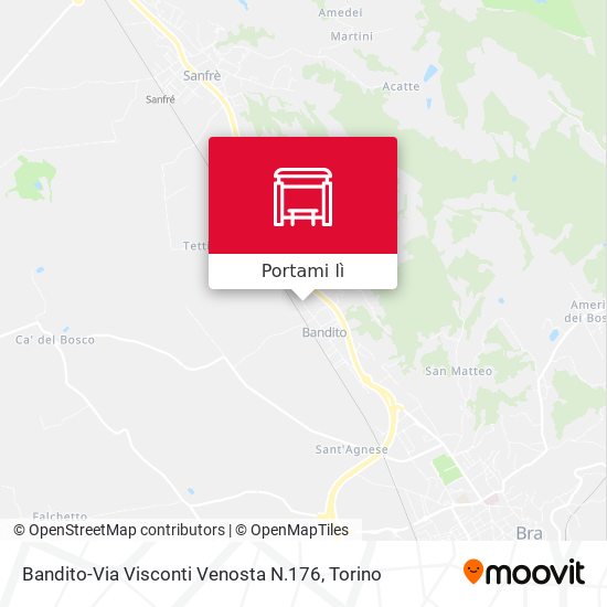 Mappa Bandito-Via Visconti Venosta N.176