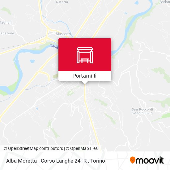 Mappa Alba Moretta - Corso Langhe 24 -R-