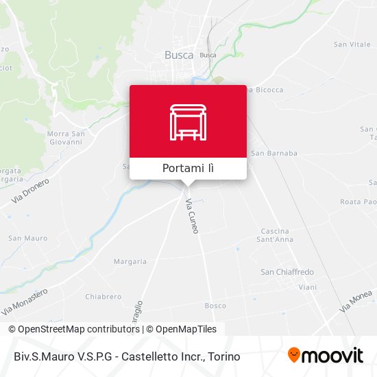 Mappa Biv.S.Mauro V.S.P.G - Castelletto Incr.