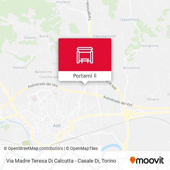 Mappa Via Madre Teresa Di Calcutta - Casale Di