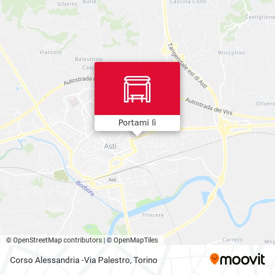 Mappa Corso Alessandria -Via Palestro