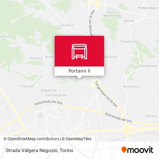 Mappa Strada Valgera Negozio