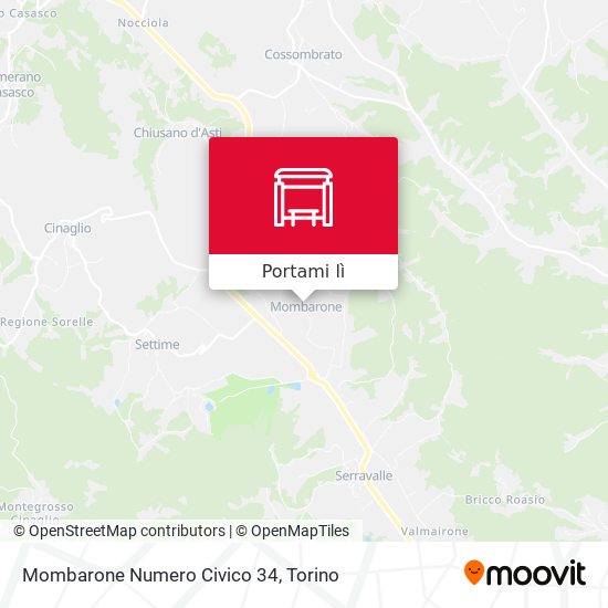 Mappa Mombarone Numero Civico 34