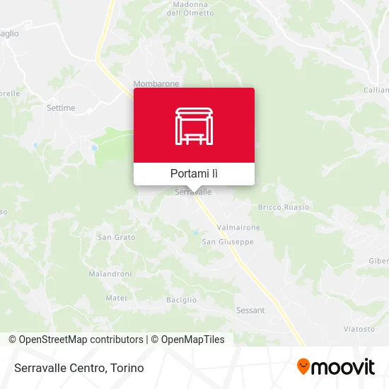 Mappa Serravalle Centro