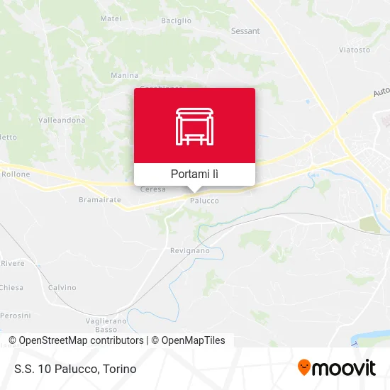 Mappa S.S. 10 Palucco