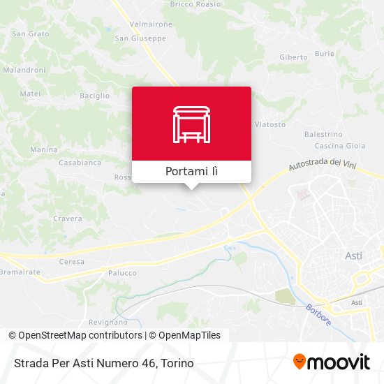 Mappa Strada Per Asti Numero 46
