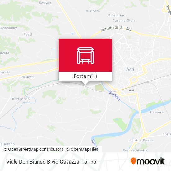 Mappa Viale Don Bianco Bivio Gavazza