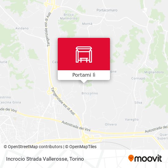 Mappa Incrocio Strada Vallerosse