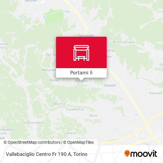 Mappa Vallebaciglio Centro Fr 190 A