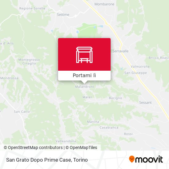 Mappa San Grato Dopo Prime Case