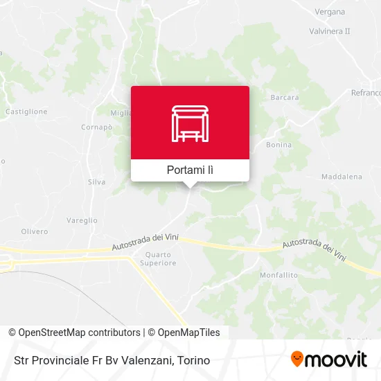 Mappa Str Provinciale Fr Bv Valenzani