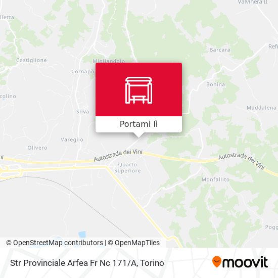 Mappa Str Provinciale Arfea Fr Nc 171 / A
